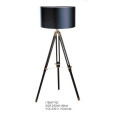 Black Lampshade Tripod Studio Floor Lamp